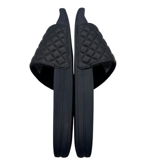 APL Athletic Propulsion Labs Mens 11 Slides Navy Blue Lusso Quilted Sandals New - Picture 8 of 11